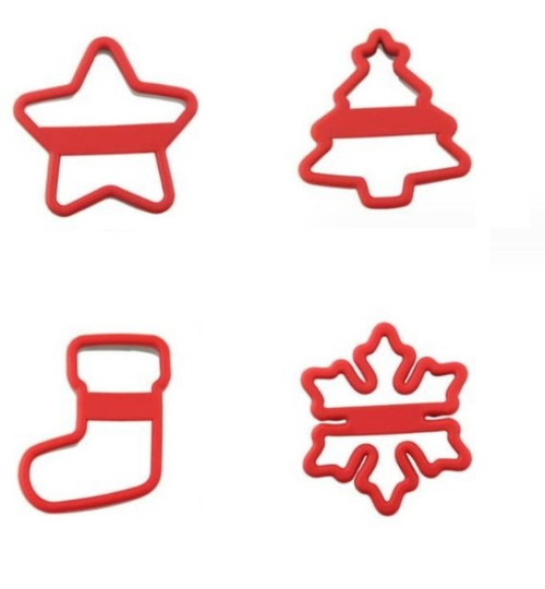 Cookie Cutter Set 4pc | Classic Christmas