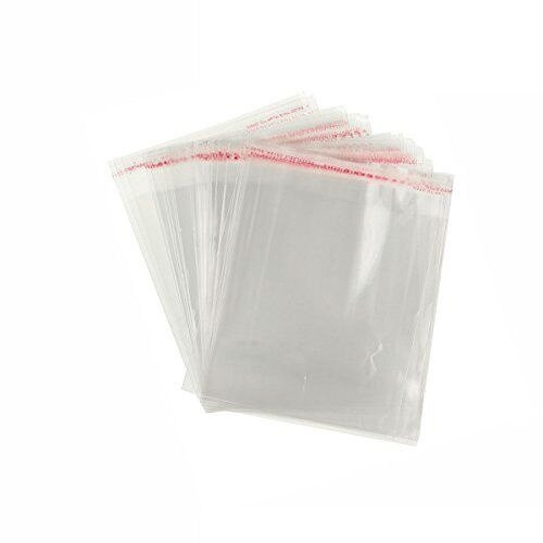 Self Adhesive Cello Bags 100 pack - 10cmx12cm