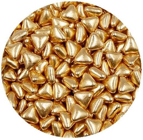 Sprinkles | Metallic Triangles | Gold | 1kg