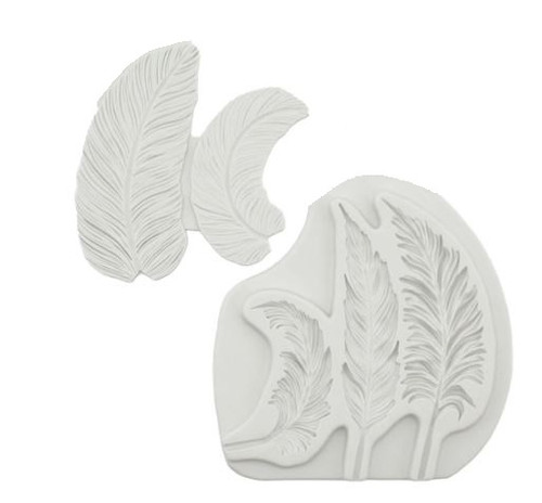 Semiplume Feathers and Veiner Mold