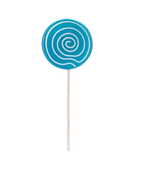 Large Lollipop | Blue Swirl 1pc