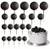 Black Cake Topper Spheres 11pc