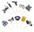 Police Cupcake Toppers - 10pc