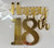 'Happy 18th' Cake Topper |  Gold