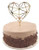 Hexagon Heart Cake Topper