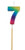 Metallic Rainbow Long Stick Candles