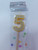 Gold Glitter Long Stick Candles
