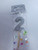 Silver Glitter Long Stick Candles