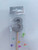 Silver Glitter Long Stick Candles