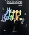 Iridescent  Acrylic Happy Birthday Cake Topper 2mm