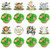 Oh Baby  Safari Baby Shower Cupcake Toppers- 8pc