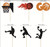 Basketball Cake Toppers - 12 pc