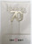 Metal Cake Topper-( Cursive )  Happy 70th - Silver