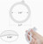 Jar  Silicone  Gaskets - 9.53 cm