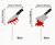 Knife - Glitter & Blood  Halloween  Cupcake Toppers- 12pc