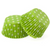 Paper Cupcake Cases Regular 20pk - GREEN & WHITE POLKA DOTS