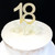 Cake Topper '18' 7cm - GOLD