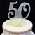 Acrylic Cake Topper Glitter #50 - SILVER