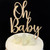 Cake Topper 'Oh Baby' - BAMBOO Cake Topper 'Oh Baby' - BAMBOO