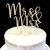 Cake Topper 'MRS & MRS' - BAMBOO