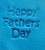 Plastic Cookie Embosser - Happy Fathers Day