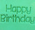 Plastic Cookie Embosser - 'Happy Birthday' (Style1)