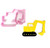 Digger Plastic Cookie Cutter 