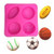 Sports balls 4 Cavity Silicone Mold 