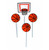 Cupcake topper 4pc-Basketball