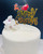 Acrylic Cake Topper "Merry Christmas with Santa's Sleigh"