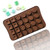 Squares and Circle assorted chocolate mold