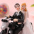 Bride and Groom Wedding Cake Toppers - Biker