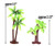 Cake Topper- Jungle theme 8pc