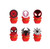 Cupcake Toppers 24pc-Spider man Logo 