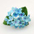Sugar Decorations - Large Hydrangea Bouquet Blue 