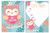 Cute Owl Notepad Party Invitations 20pk