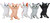 Cake Toppers - Dancing Cats 5pc