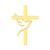 Cake Topper | Communion/Christening | Dove & Cross| Gold