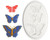 Silicone Mould | Intricate Butterflies 3pc