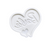 Silicone Mould | Barbie Logo in Double Heart