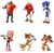 Sonic The Hedgehog 6pc Figurines