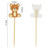 Cupcake Toppers | Cute Teddy Bear | 20pc