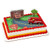 Cake Topper - Fire Truck and Scenery 4pc