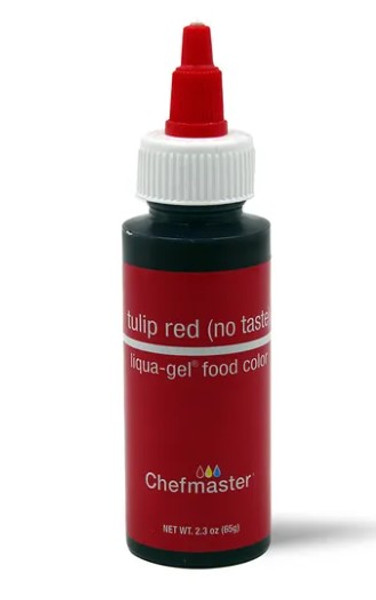 CHEFMASTER LIQUA-GEL TULIP RED 2.3OZ