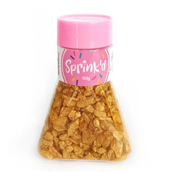 SPRINK'D Geode Rocks -Gold