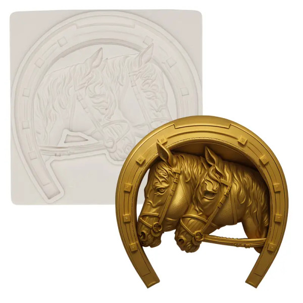 Horse Shoe/Heads - Silicone Mold