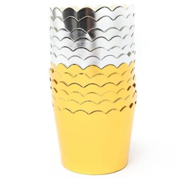 Foil Baking Cups - GOLD 25pc