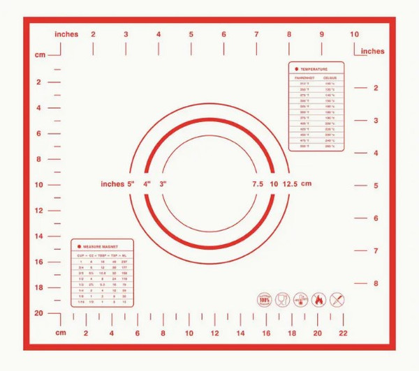 Silicone Pastry Mat- non stick