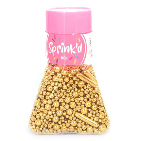 SPRINK'D | GOLD METALLIC MIX | 100G