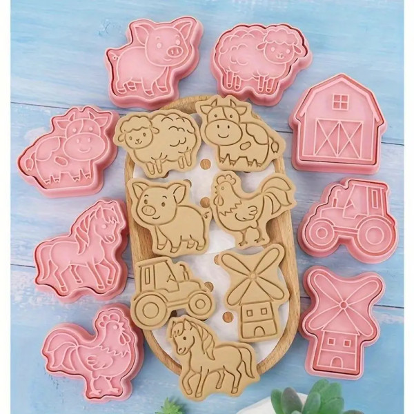 Farmyard Cutter Set 8pc